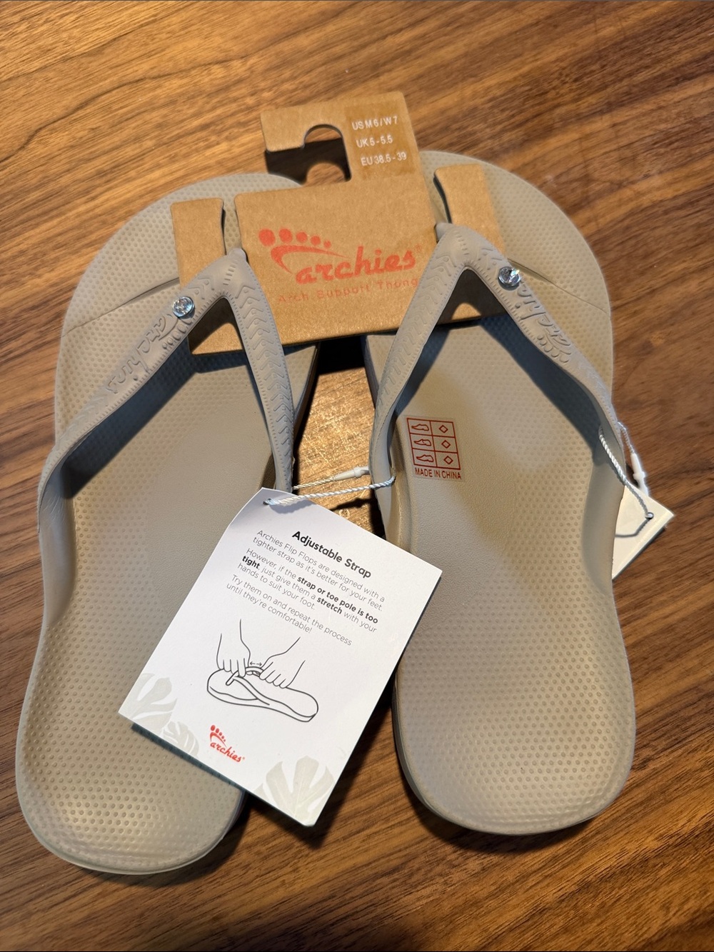 Archies Women's Adjustable Strap Sandals — Taupe